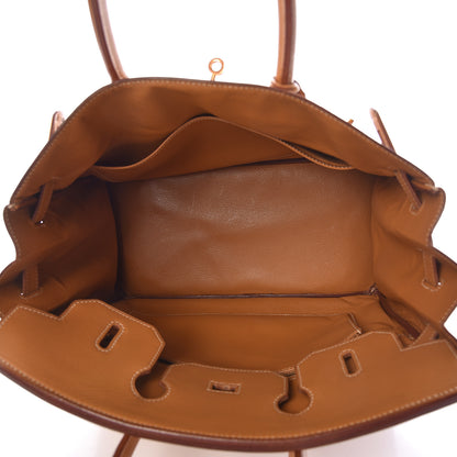 Hermes Vache Natural HAC Birkin 32 5 of 12