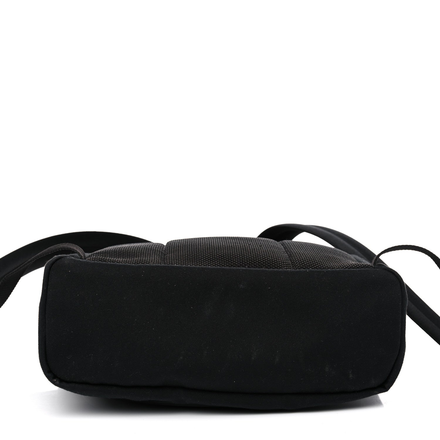 Fendi Nylon Stamp Patch Cross Strap Backpack Black Maya 15 of 17