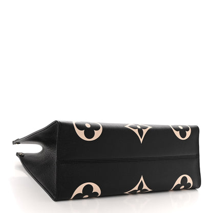 Louis Vuitton Empreinte Monogram Giant Onthego GM Black Beige 4 of 10