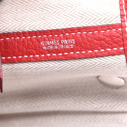 Hermes Vache Country Garden Party 36 MM Rouge Casaque 6 of 8