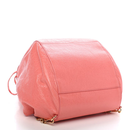Balenciaga Agneau Giant 12 Gold Hardware Traveler Convertible Backpack Rose Azalee 4 of 9
