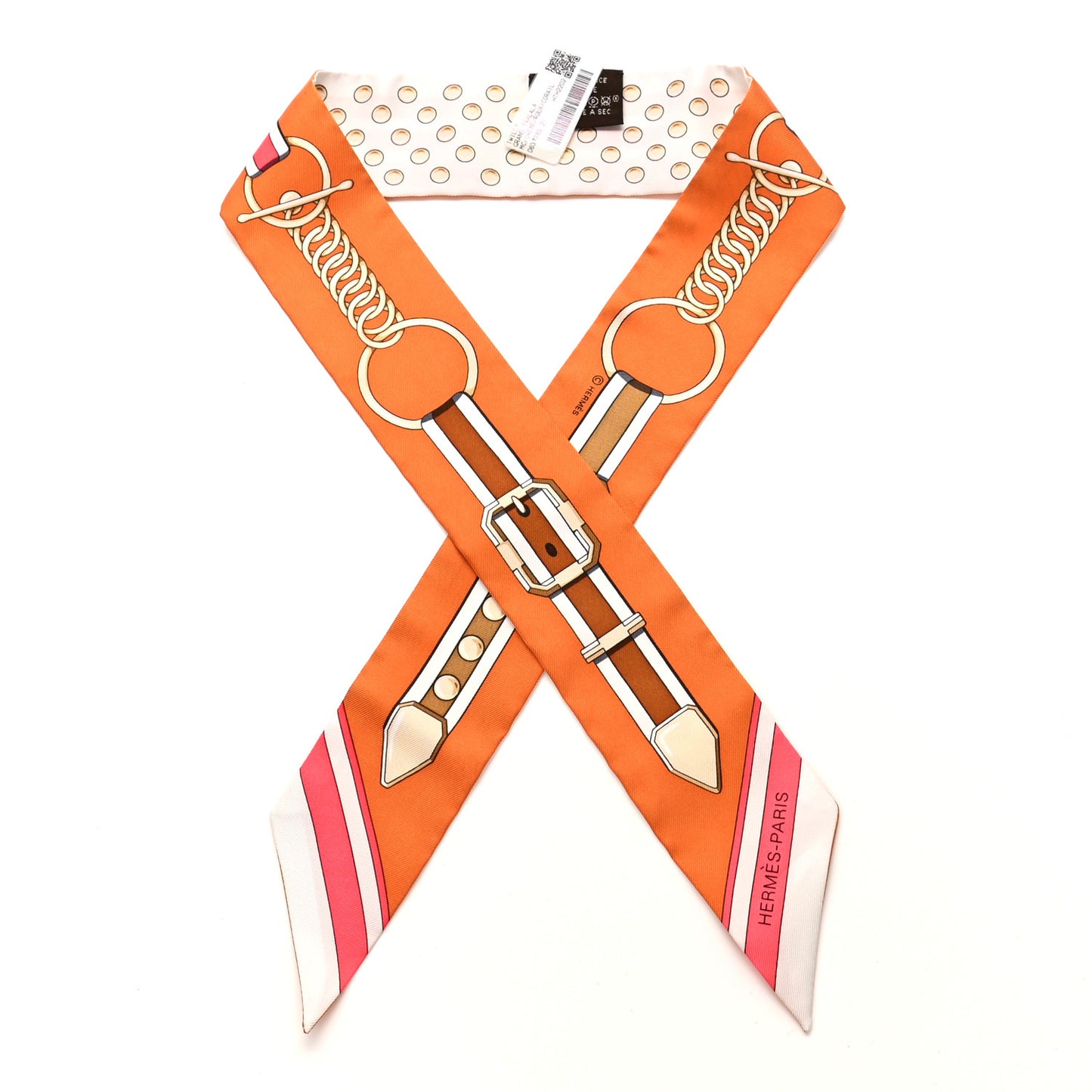 Silk Grand Tralala Twilly Creme Roux Corail