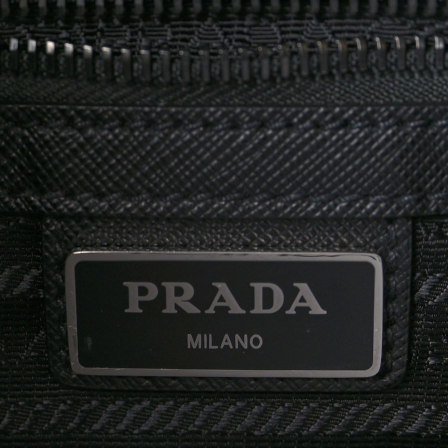 Re-Nylon Saffiano Duffle Bag Black