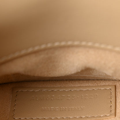 Saint Laurent Smooth Calfskin Medium Monogram Sunset Satchel Beige 7 of 13