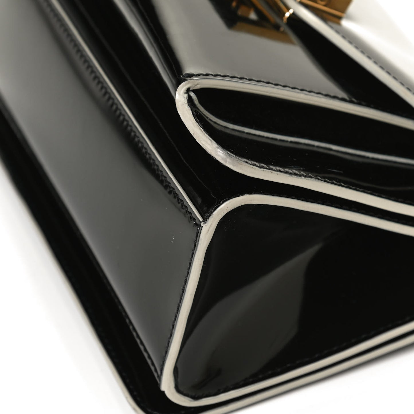 Spazzolato Small GV3 Shoulder Bag Black