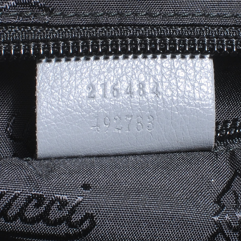 Guccissima Medium Carry On Duffle Light Blue