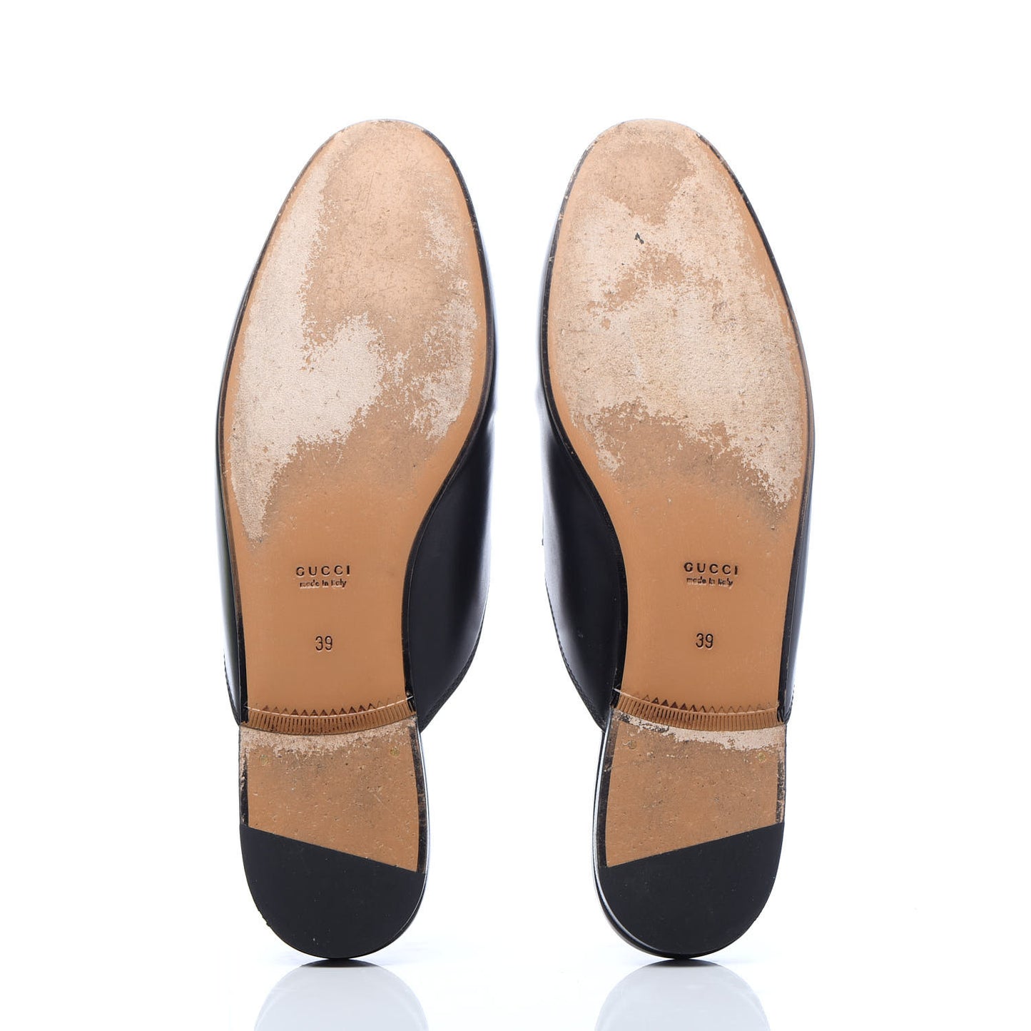 Calfskin Womens Princetown Slippers 39 Black