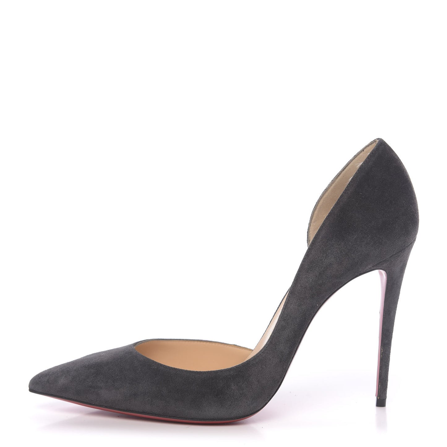 Veau Velours Iriza 100 Pumps 40.5 Charbon