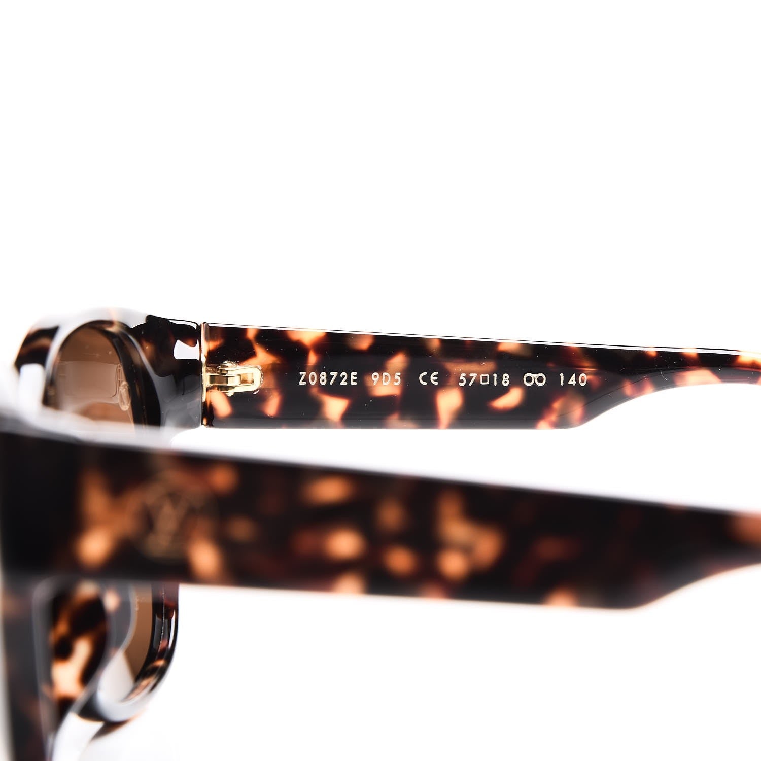 Louis Vuitton Acetate Cameleon Sunglasses Z0872E Dark Tortoise 5 of 6
