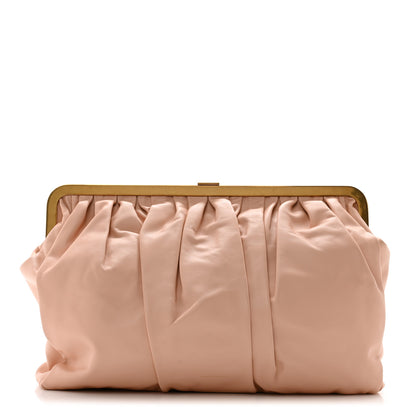 Mansur Gavriel Lambskin Wave Frame Clutch Rosa 1 of 8