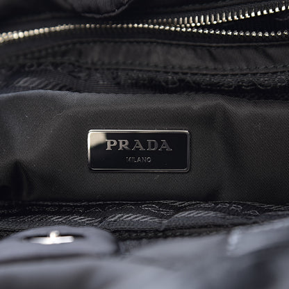 Prada Tessuto Nylon Bomber Tote Black 6 of 10