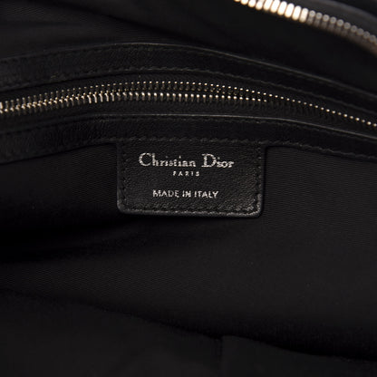Christian Dior Lambskin Cannage Medium Granville Tote Black 7 of 14