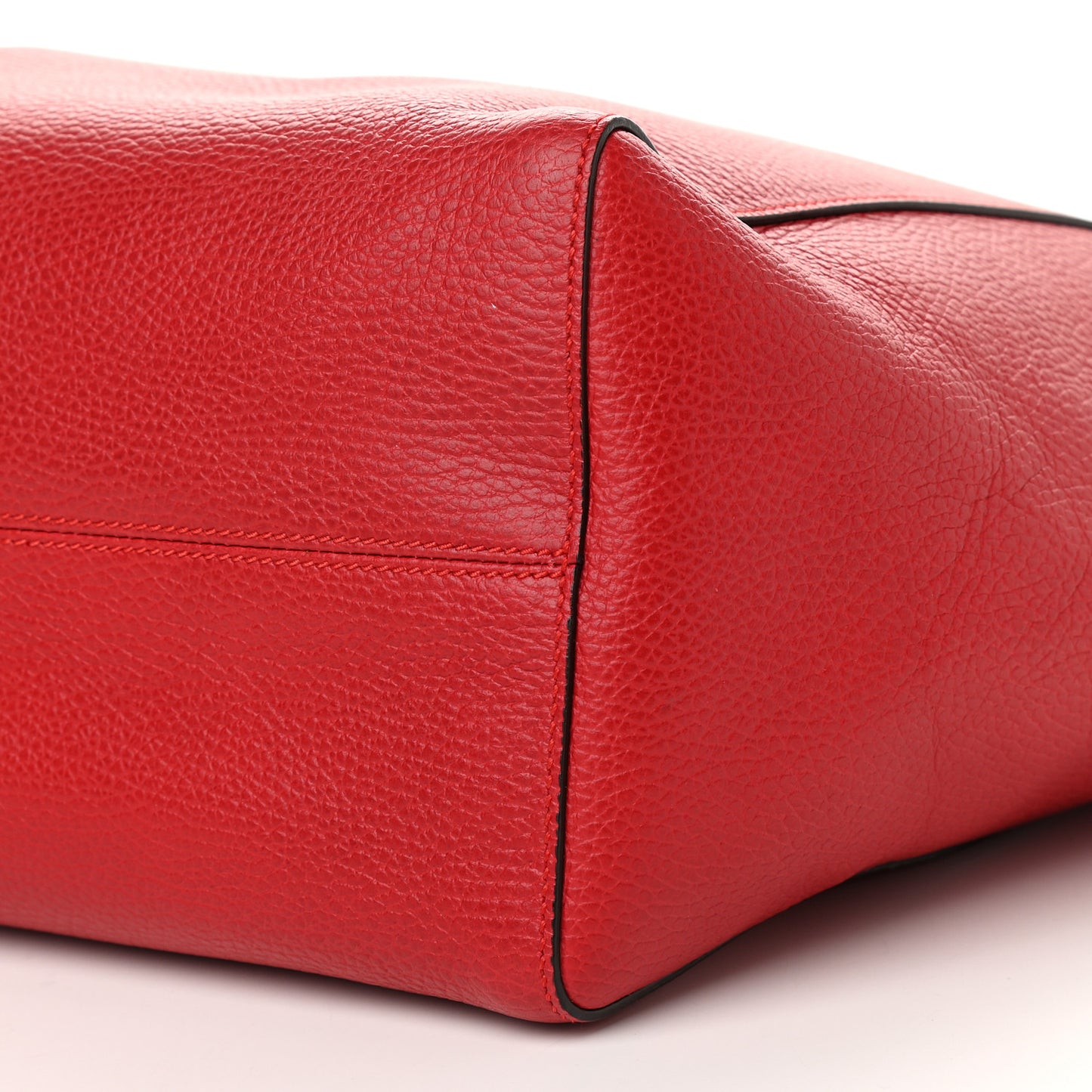 Dollar Calfskin Medium Swing Tote Red