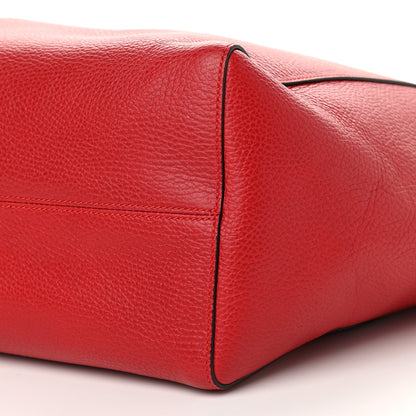 Gucci Dollar Calfskin Medium Swing Tote Red 10 of 11