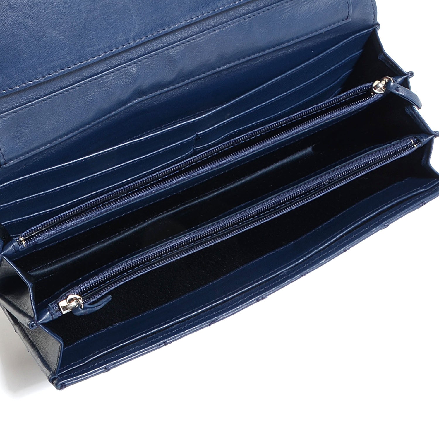 Chanel Calfskin Ultimate Stitch Clutch Flap Navy Blue 5 of 8