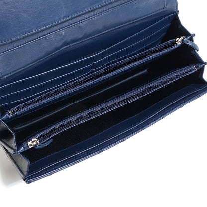 Chanel Calfskin Ultimate Stitch Clutch Flap Navy Blue 5 of 8