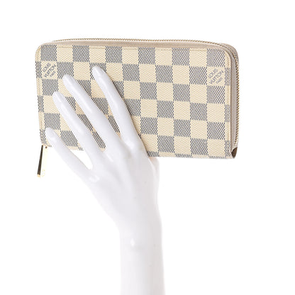 Louis Vuitton Damier Azur Zippy Wallet 2 of 6