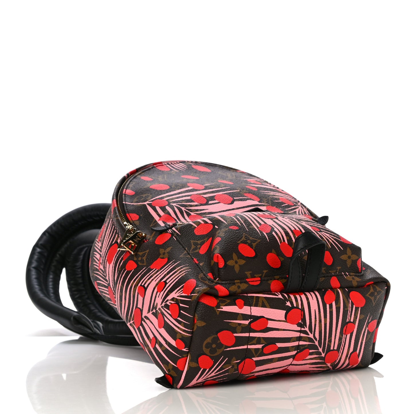 Monogram Jungle Dots Palm Springs Backpack PM Sugar Pink Poppy