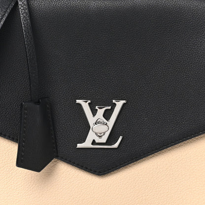 Louis Vuitton Soft Calfskin My Lockme Top Handle Vanille Black 7 of 9