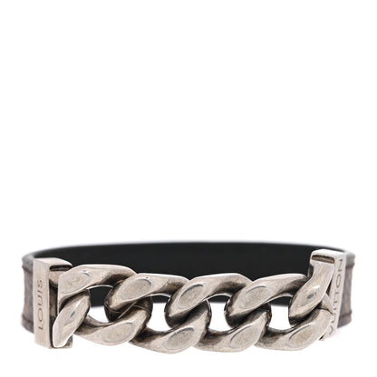 Louis Vuitton Monogram Cuban Link Bracelet 19 Brown 1 of 4