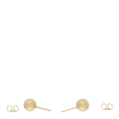 Tiffany 18K Yellow Gold 8mm Hardwear Ball Earrings 3 of 4