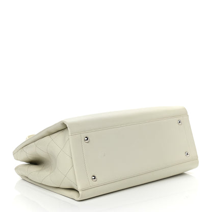 Chanel Caviar CC Tote White 4 of 13