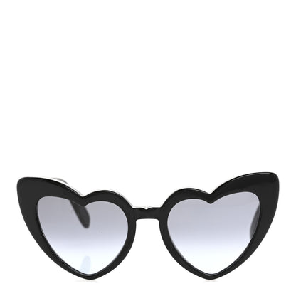 Saint Laurent Acetate Heart Frame Loulou SL181 Sunglasses Black 2 of 7