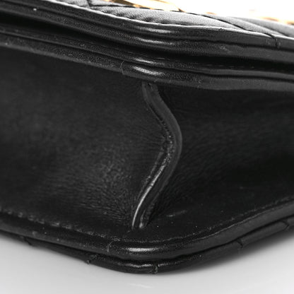 Gucci Calfskin Matelasse Mini Animal Studs GG Marmont Bag Black 8 of 11