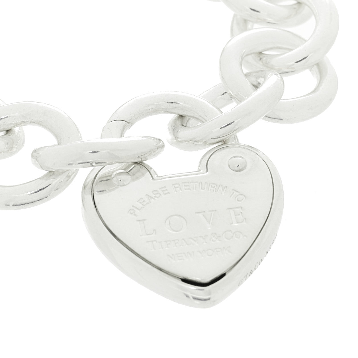 Sterling Silver Return to Tiffany Love Lock Bracelet