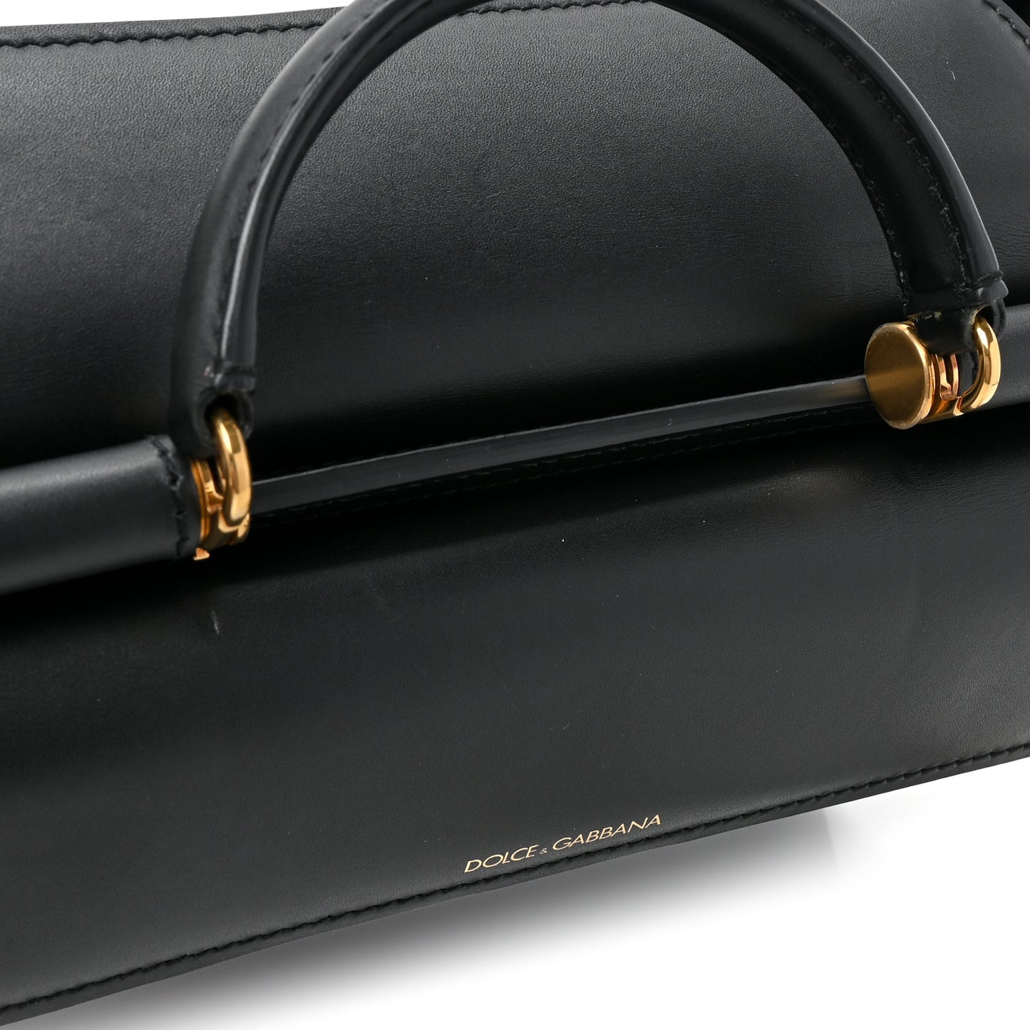 Calfskin Miss Sicily Satchel Black