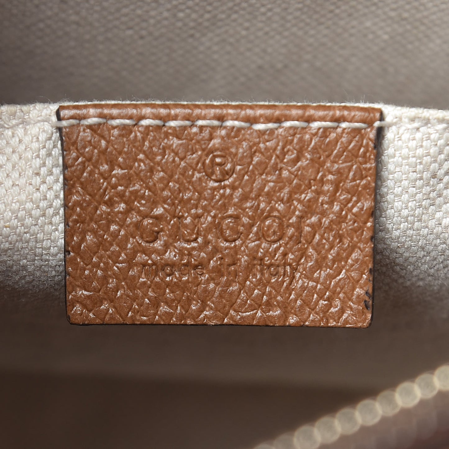 Monogram Mini Bree Messenger Bag Beige Tabacco