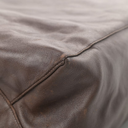 Celine Lambskin Vertical Cabas Brown 11 of 19