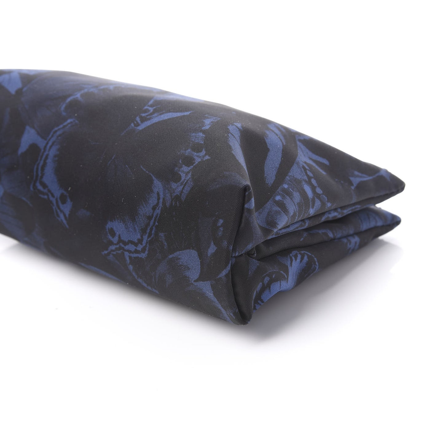 Nylon Camubutterfly Rockstud Double Zip Pouch Marine