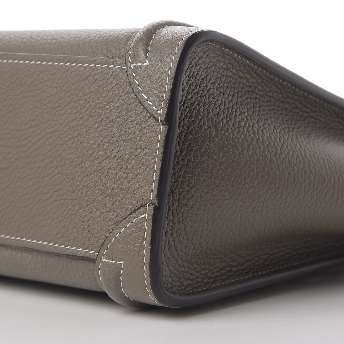 Drummed Calfskin Nano Luggage Souris