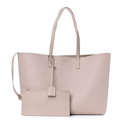 Saint Laurent Calfskin Large Shopping Tote Pale Blush 1 of 10