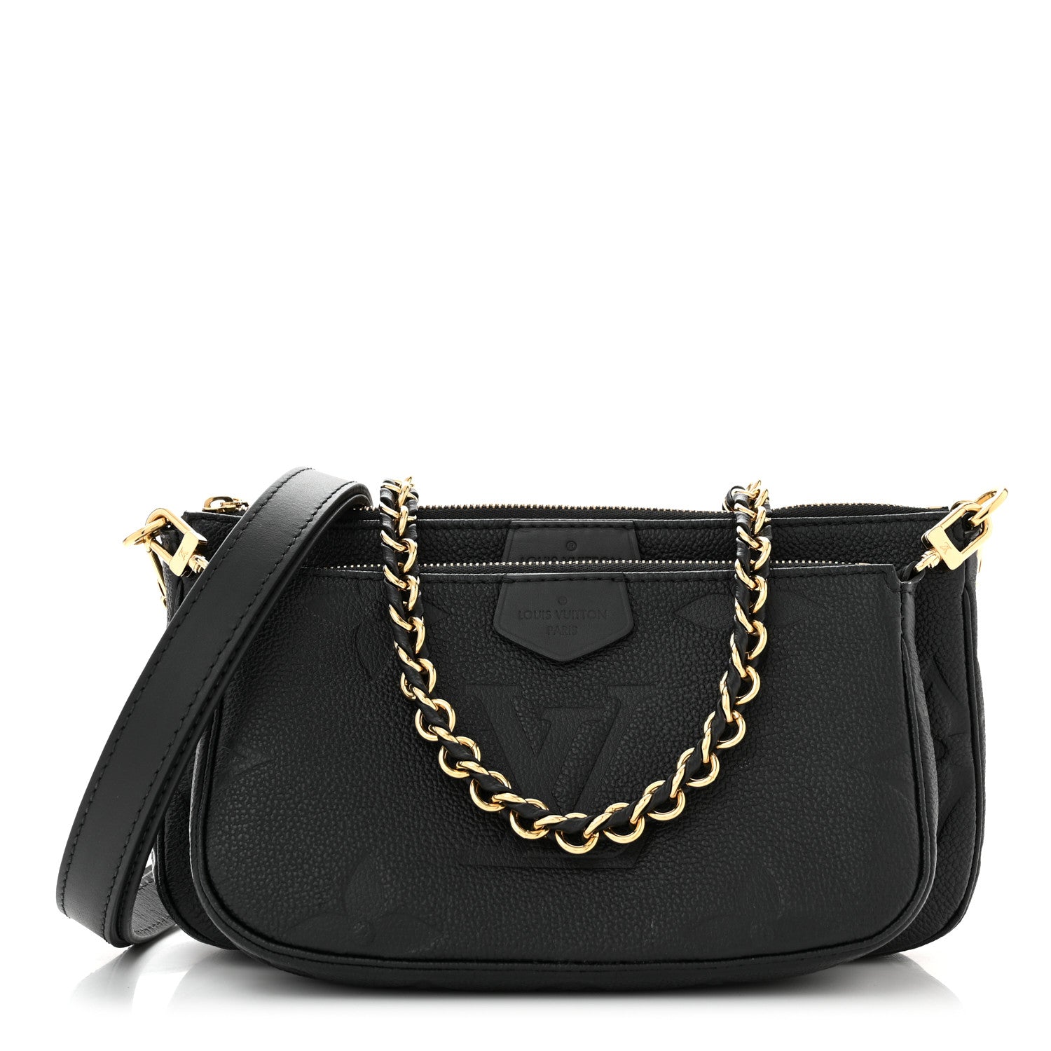 Louis Vuitton Empreinte Monogram Giant Multi Pochette Accessories Black 1 of 11