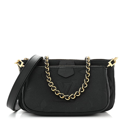 Louis Vuitton Empreinte Monogram Giant Multi Pochette Accessories Black 1 of 11