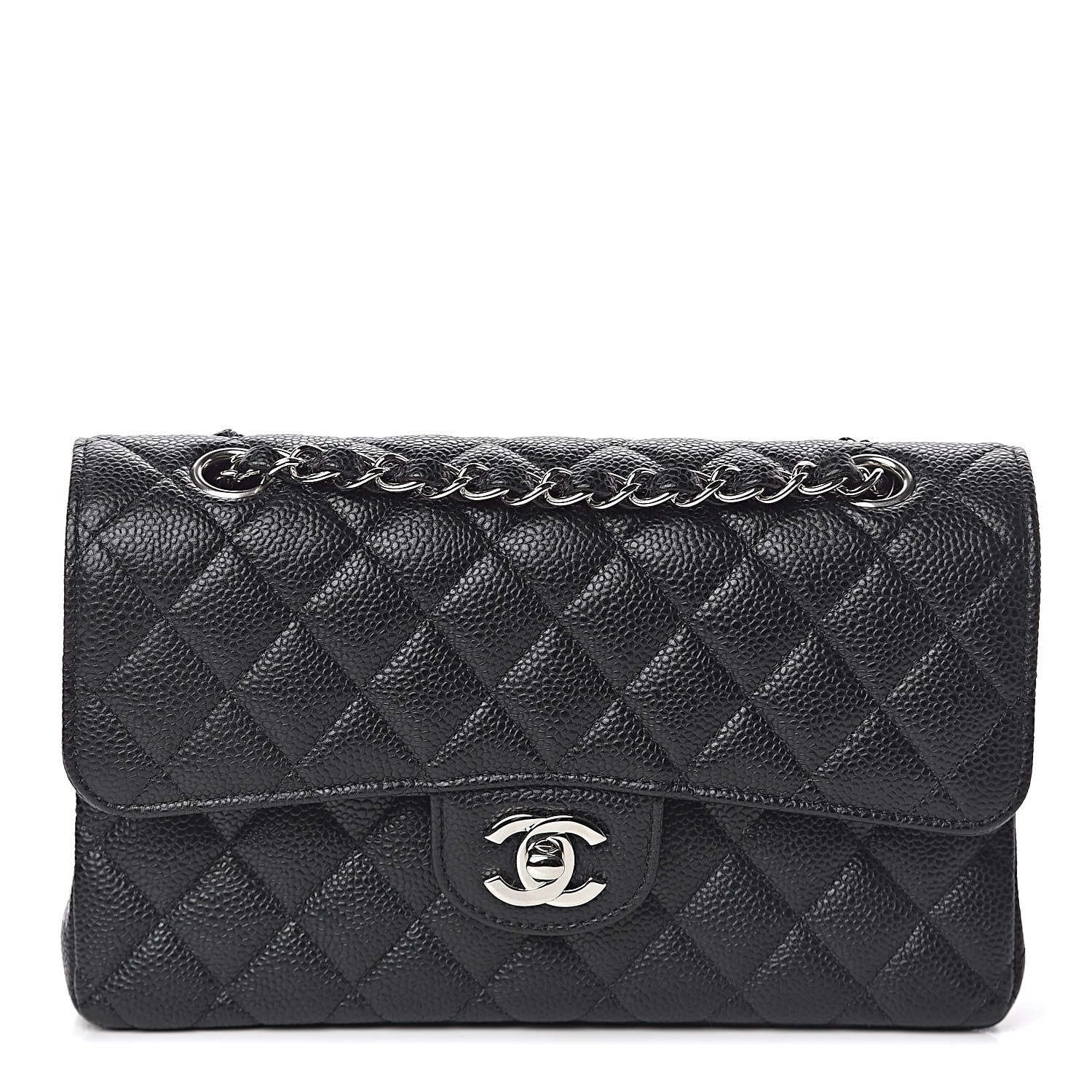 Chanel Caviar Quilted Small Double Flap Black 1 of 11