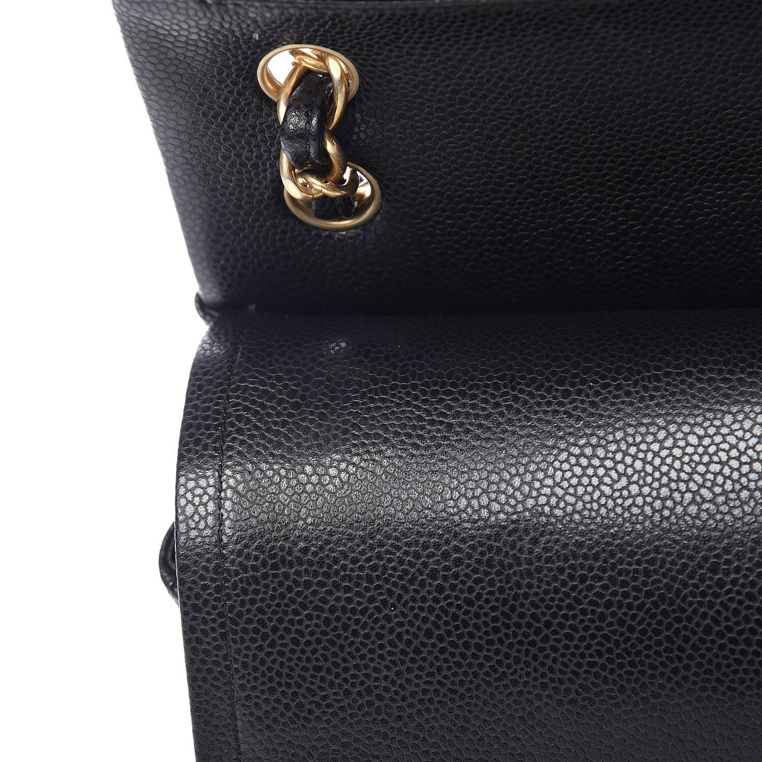 Chanel Caviar Quilted Jumbo Double Flap Black 11 of 12