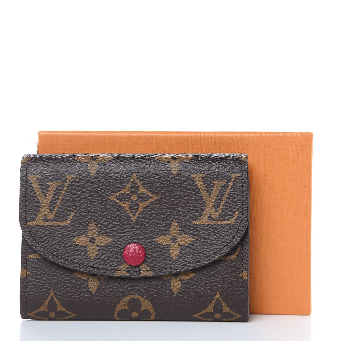 Monogram Rosalie Coin Purse Fuchsia