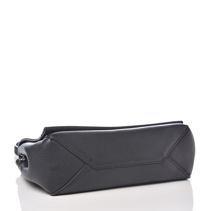 Louis Vuitton Calfskin Lockme II Chain Bag BB Black 3 of 9