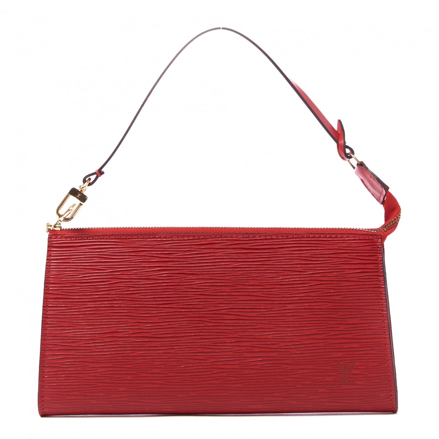 Epi Pochette Accessories 24 Castillan Red