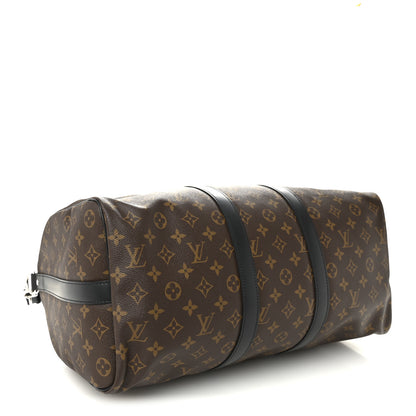 Louis Vuitton Monogram Macassar Keepall Bandouliere 45 3 of 8