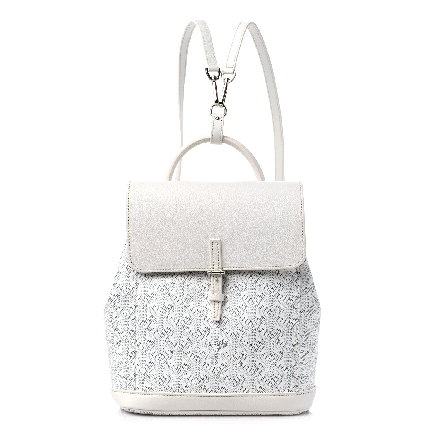 Goyard Goyardine Calfskin Mini Alpin Backpack White 1 of 10