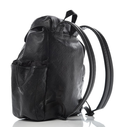 Louis Vuitton Calfskin Monogram Shadow Discovery Backpack Black 3 of 9