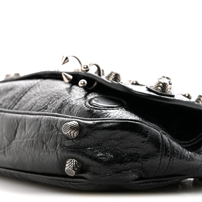 Balenciaga Agneau Arena XS Piercing Le Cagole Flap Bag Black 5 of 11