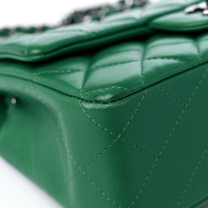 Chanel Lambskin Quilted Mini Rectangular Flap Green 8 of 13