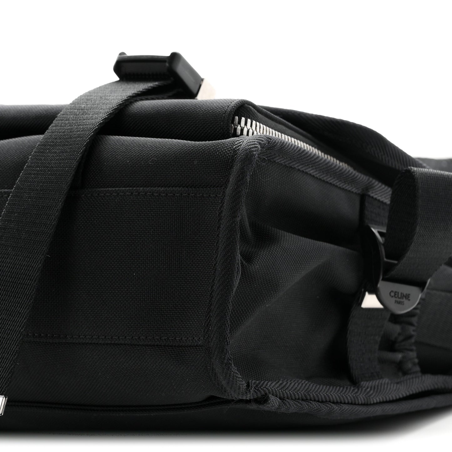 Canvas Trekking Large Messenger Bag Black