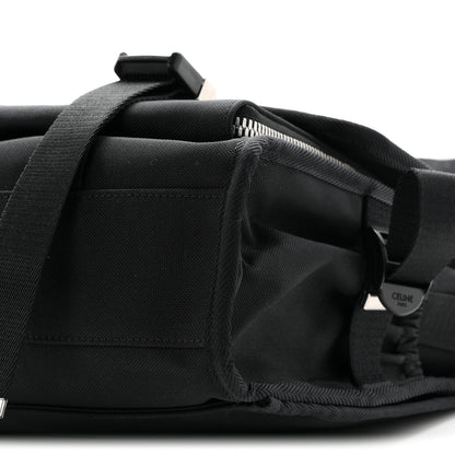 Celine Canvas Trekking Large Messenger Bag Black 9 of 10