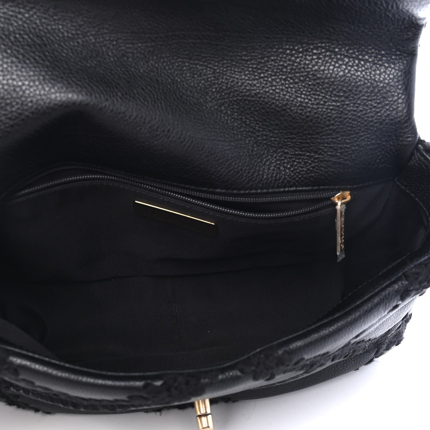 Chanel Calfskin Crochet Medium Chanel 19 Flap Black 4 of 5